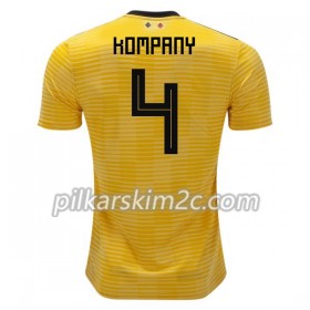 Koszulka Belgia Kompany 4 Precz Mistrzostwa Świata 2018 - Koszulki Piłkarskie